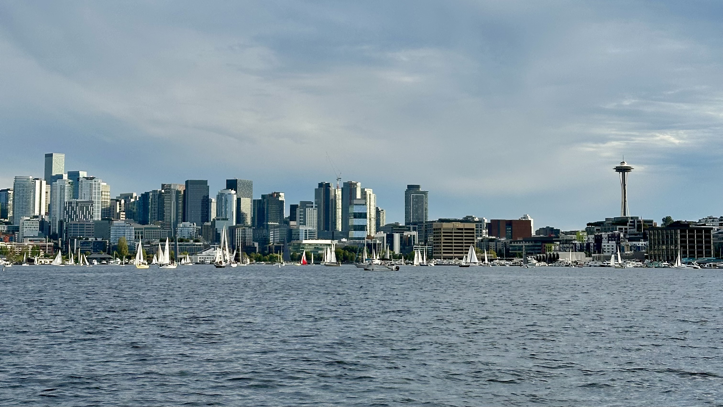 Image of a yachts on Lake Union, Seattle waters