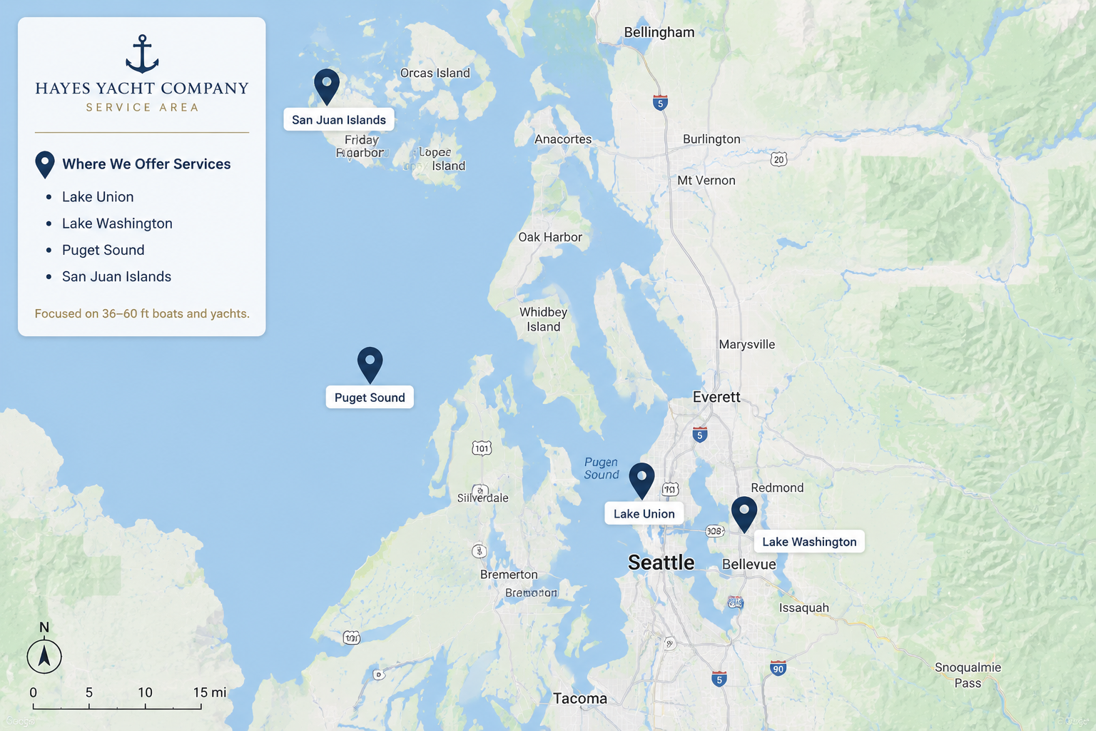 Placeholder map image for service area
